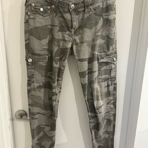 True Religion Camouflage Cargo Pants